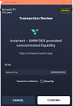 Wrong network name in 'transaction reviewer' page